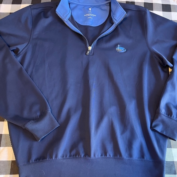 Fairway & Greene Blue Quarter-Zip Sweatshirt - Picture 1 of 3